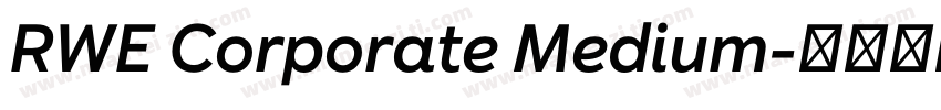 RWE Corporate Medium字体转换